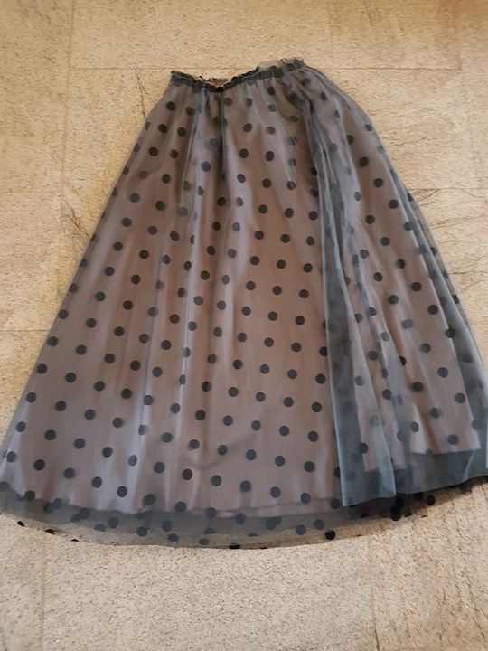 gonna di tulle a pois