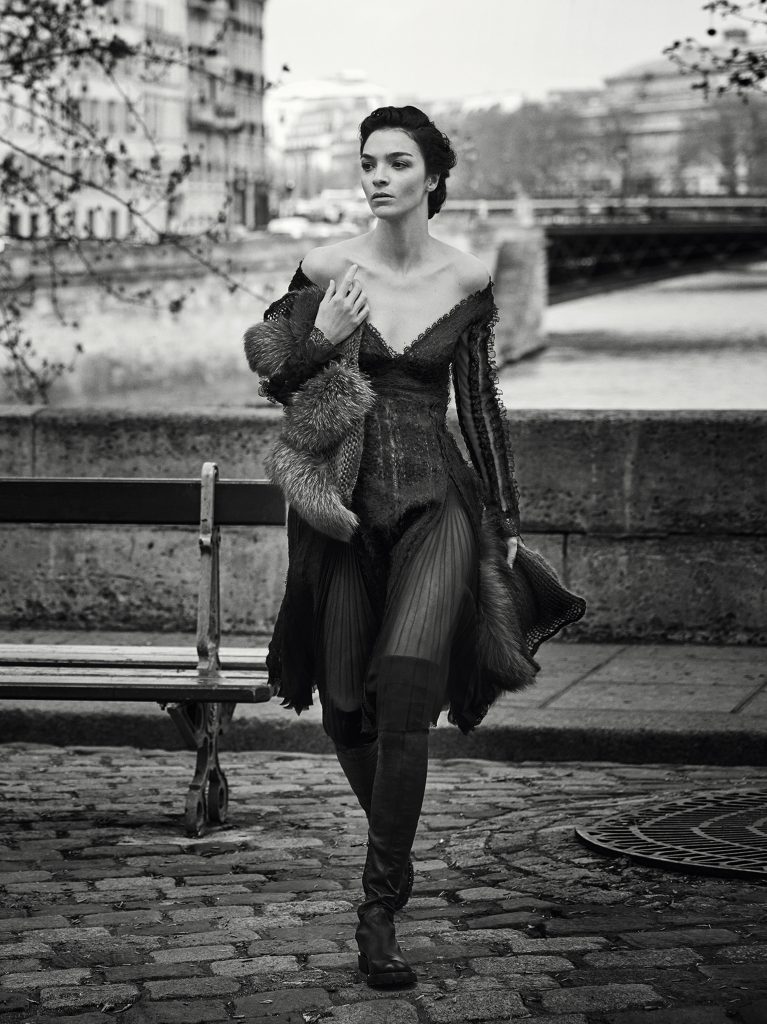 Bellima Mariacarla Boscono in Ermanno Scervino FW2017/2018