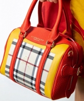 Borse Burberry check  arancione