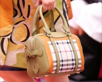 bauletto check Burberry beige