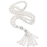 sautir corallo bianco