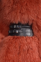Philipp Plein cintura su pelliccia mongolia