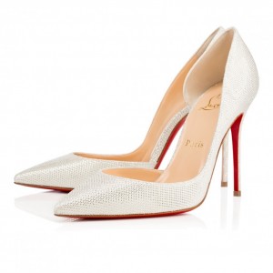 Louboutin pumps-dorsay-bianche