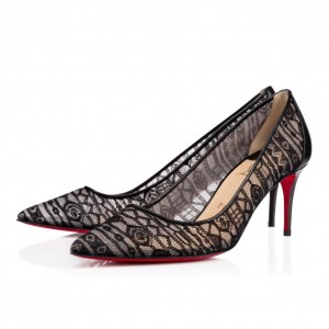 Louboutin pumps-mesh-con-tacco-gattino