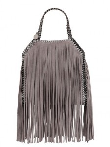 STELLA MCCARTNEY - MINI 3CHAIN FALABELLA FRINGED BAG