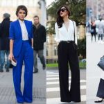Pantaloni a palazzo effortles chic la tendenza del 2018.
