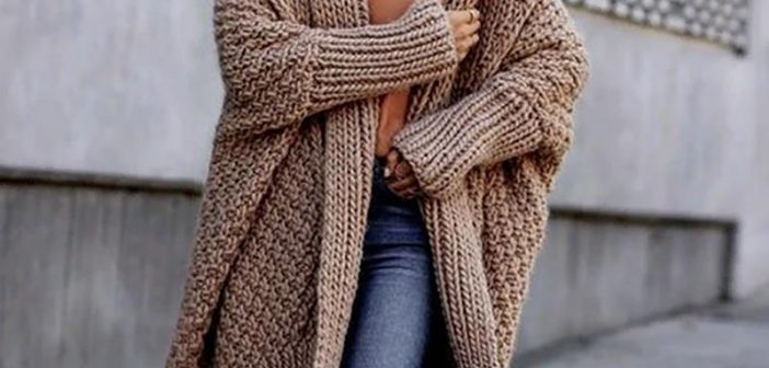 Cardigan-Lungo