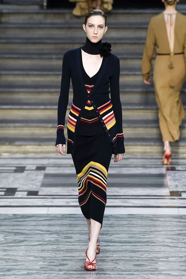 Cardigan-righe